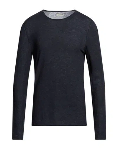 Zadig & Voltaire Man Sweater Midnight Blue Size M Cashmere