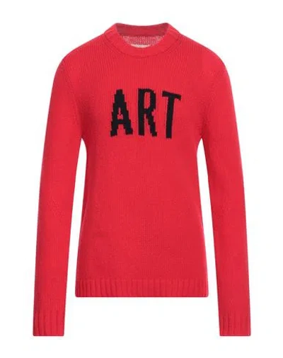 Zadig & Voltaire Man Sweater Red Size L Virgin Wool