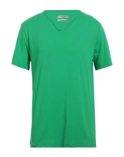 Zadig & Voltaire Man T-shirt Green Size Xs Cotton