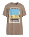 Zadig & Voltaire Man T-shirt Sand Size S Cotton In Beige