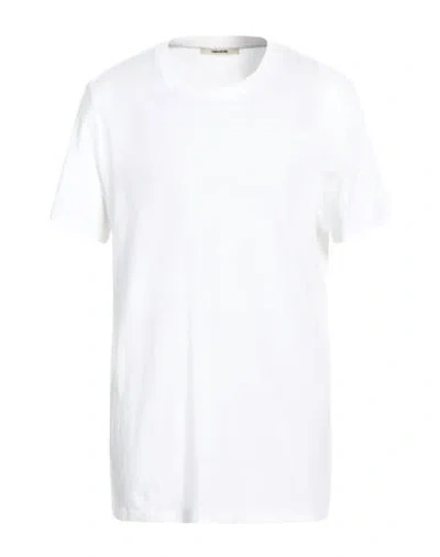 Zadig & Voltaire Man T-shirt White Size Xl Cotton