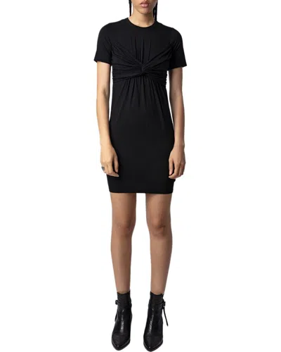 Zadig & Voltaire Women's Mara Bodycon Mini Dress In Noir