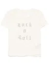 Zadig & Voltaire Womens Ecru Crystal-embellished Short-sleeved Linen T-shirt In 102 Ecru