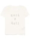 Zadig & Voltaire Womens Ecru Crystal-embellished Short-sleeved Linen T-shirt In 102 Ecru
