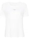 Zadig & Voltaire Mar Rhinestone Wings Tee In 101 Blanc