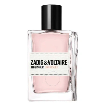 Zadig & Voltaire Men's This Is Her! Undressed Edp Spray 3.4 oz Fragrances 3423222086640 In Orange