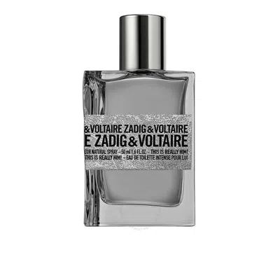Zadig & Voltaire Men's This Is Really Him! Edt Spray 3.4 oz Fragrances 3423222106706 In Gray