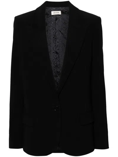 Zadig & Voltaire Zadig&voltaire Outerwear In Black