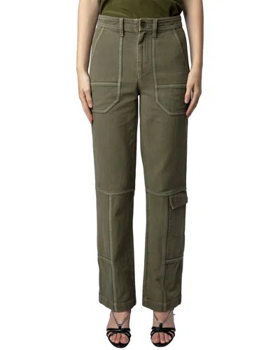 Zadig & Voltaire Pepper Pant In Green