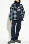 Zadig & Voltaire Pixel Drawstring Straight-leg Trousers In Navy Blue