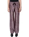 Zadig & Voltaire Pomy Leopard Jacquard Trousers