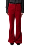 Zadig & Voltaire Prevy Trousers In Velvet