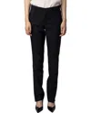 Zadig & Voltaire Prune Rhinestone Pocket Pants In Black