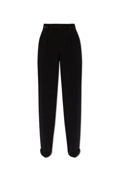 Zadig & Voltaire Pura Pleated Trousers In Black