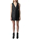 Zadig & Voltaire Rasha Leather Dress