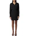 Zadig & Voltaire Star-print Silk Minidress