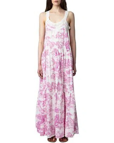 Pre-owned Zadig & Voltaire Recloud Maxi Dress Women's M In Toile