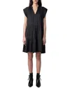 Zadig & Voltaire Rito Satin Shift Dress