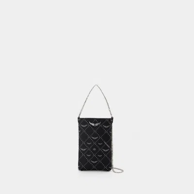 Zadig & Voltaire Zadig&voltaire Rock Monogram Pouch In Black