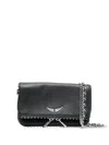 ZADIG & VOLTAIRE ZADIG&VOLTAIRE ROCK NANO GRAINED LEATHER + ST BAGS