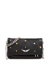 ZADIG & VOLTAIRE ZADIG & VOLTAIRE ROCK NANO LUCKY CHARMS CLUTCH BAG