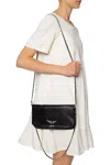Zadig & Voltaire Rock Clutch Shape Shoulder Bag In Black