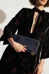 Zadig & Voltaire Rock Clutch In Ink_gold