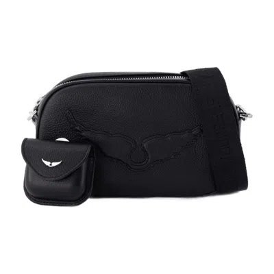 Zadig & Voltaire Zadig&voltaire Rock With You Crossbody In Black