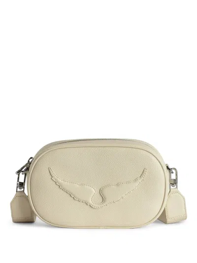 Zadig & Voltaire Zadig&voltaire Rock With You Grained Leather Bags In 100 Flash