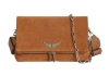Zadig & Voltaire Womens Heritage Rocky Grained-leather Cross-body Bag In Brown