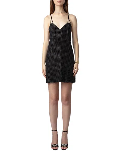 Zadig & Voltaire Rohana Silk Dress In Black