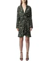 Zadig & Voltaire Rozo Floral-print Silk Dress