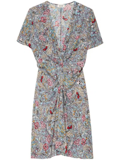 ZADIG & VOLTAIRE ZADIG&VOLTAIRE ROZOM SOFT BRITISH FLOWERS CLOTHING