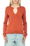 Zadig & Voltaire Womens Sayan Wing-embellished Long-sleeve Cotton-blend Jumper Sienna