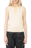 Zadig & Voltaire Womens Sayani Wing-embellished Sleeveless Cotton-blend Top Judo