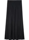 Zadig & Voltaire Womens Noir Jeanne Jacquard-print High-rise Silk Midi Skirt In Black