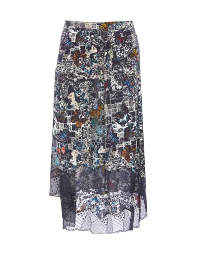 Zadig & Voltaire Zadig&voltaire Black Viscose Skirt In Encre