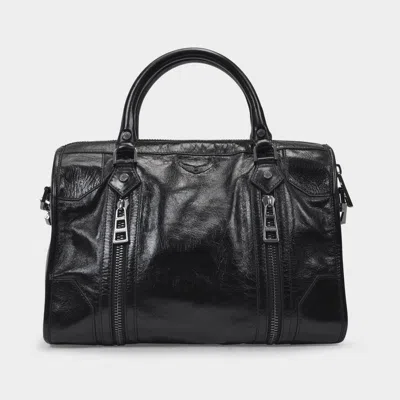 Zadig & Voltaire Zadig&voltaire Sunny Medium Bag In Black Leather
