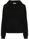 Zadig & Voltaire Georgy Pmo Rhinestone Wings Hoodie In 001 Noir