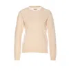 Zadig & Voltaire Cici Patch Sweater In Beige