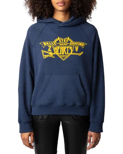 Zadig & Voltaire Georgy Graphic Sweatshirt In Encre