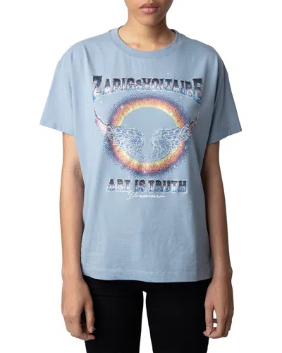 Zadig & Voltaire T-shirt In Blue