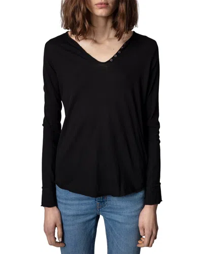 Zadig & Voltaire T-shirt In Black