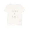 Zadig & Voltaire Rhinestone-slogan T-shirt In Beige
