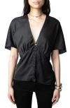 Zadig & Voltaire Thodri Blouse In Noir
