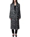 Zadig & Voltaire Leopard-print Cardigan Coat