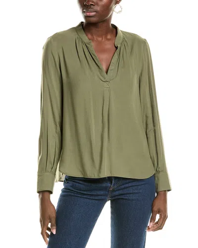 Zadig & Voltaire Tink Satin Blouse In Green