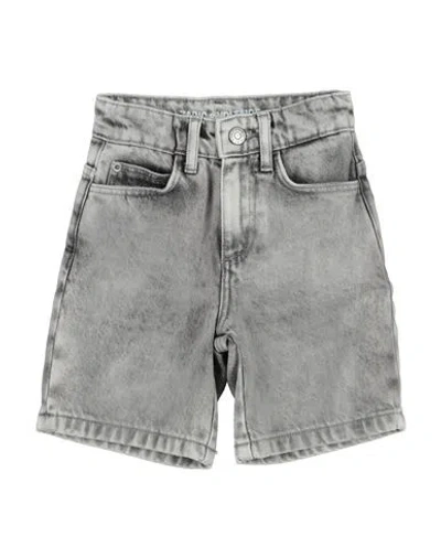 Zadig & Voltaire Babies'  Toddler Boy Denim Shorts Grey Size 6 Cotton, Polyester