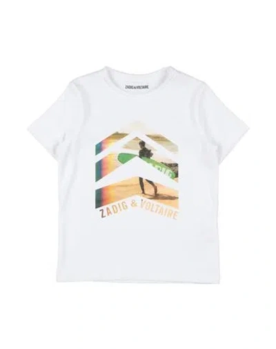 Tシャツ・カットソー ZADIG & VOLTAIRE WHITE COTTON T-SHIRT Black Walk T-shirt Organic Cotton | Zadig&Voltaire