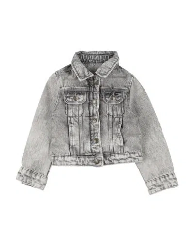 Zadig & Voltaire Babies'  Toddler Girl Denim Outerwear Black Size 6 Cotton, Polyester